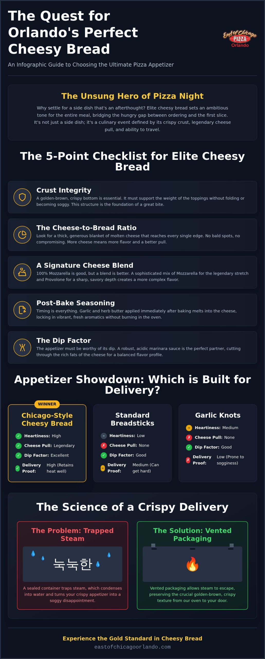 The Ultimate Orlando Cheesy Bread Checklist: What to Look For in 2026